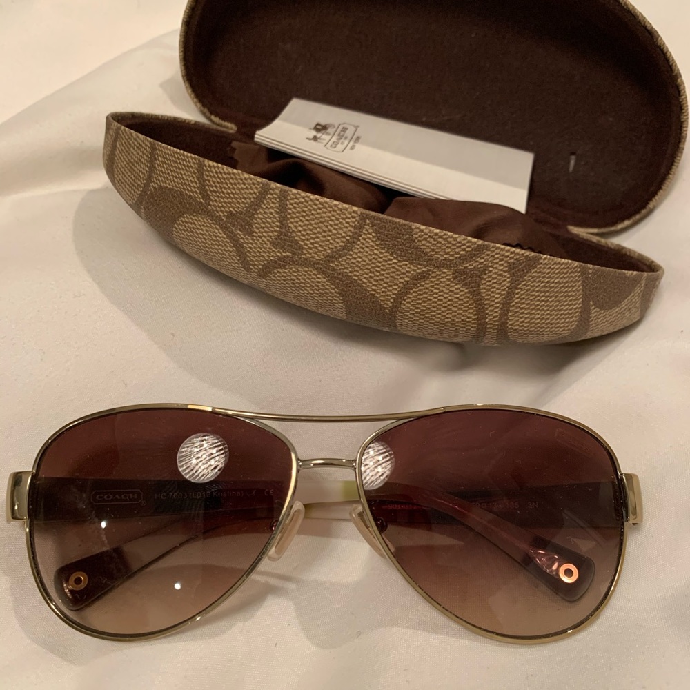 Coach Aviator Sunglasses